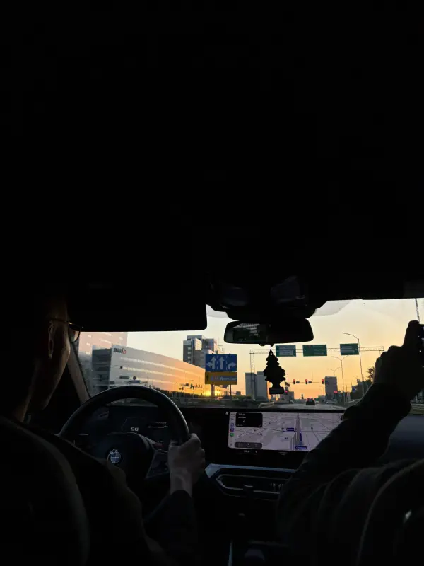 On the road